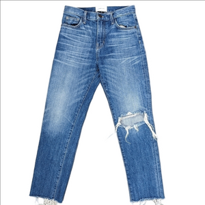CURRENT ELLIOT Women's Jeans Slim Cropped Ankle Boyfriend  Size 26